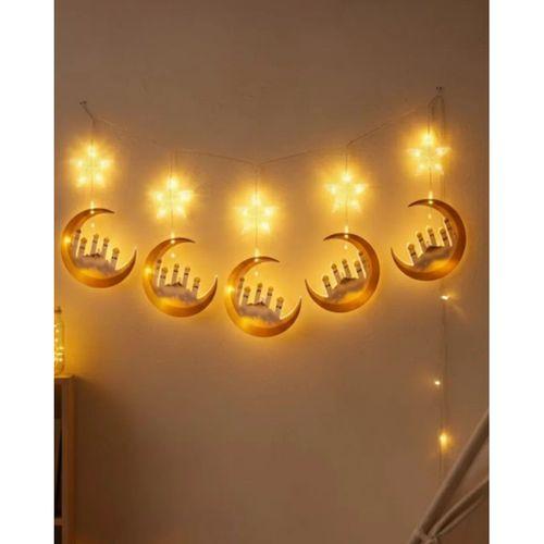 Ev İçi Ramazan Led Aydınlatma Saçağı 3 Metre Şık Tasarım