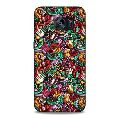 Graffitix (44) Desenli Silikon Kapak Samsung Galaxy S7 Edge Kılıf