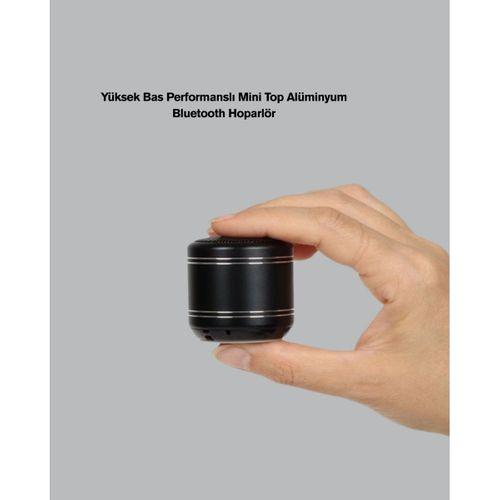 Mini Alüminyum Bluetooth Hoparlör Yüksek Bas Performansı