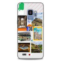 Lopard Samsung Galaxy S9 Uyumlu Kılıf Şehirli ※ (36) Kars Glitter Kılıf