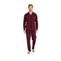 Kly Ekek Ekose Düğmeli Pijama Takımı 9209