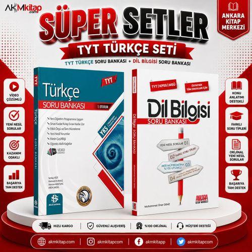 Bilgi Sarmal TYT Türkçe ve AKM Dil Bilgisi Soru Bankası Seti 2 Kitap