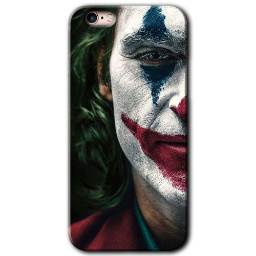 MRCİLETİSİM iPhone 6s Plus Kılıf HD Desen Baskılı Arka Kapak + Mat Kobra Cam - Joker