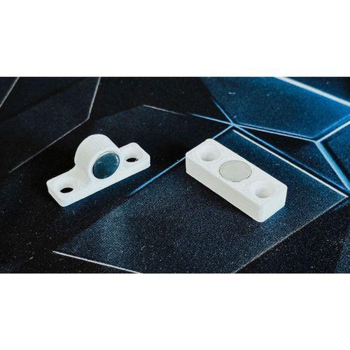 Manyetik Kapı Mandalı (10x3mm Mıknatıs – Güçlendirilmiş) – 3D Baskı Kilit Mekanizması (Bu ürün Sadece Plastik parçadır - Almadan Önce Soru Sorabilirsi