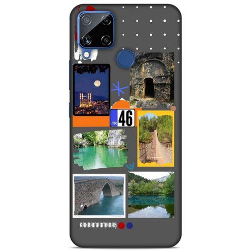 Lopard Oppo Realme C15 Uyumlu Kılıf Şehirli ※ (46) Kahramanmaraş Core Armor Kılıf