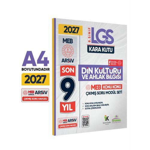 2027 LGS 8 Sınıf Karakutu MEB Çıkmış Soru Modül SET Konu Konu Son 9 Yıl 6lı Video/PDF Çözümlü Set