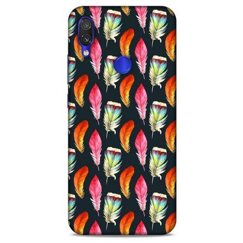 Xiaomi Redmi Note 7 Kılıf Desenli Özel Seri Tüyler (49) Ultra Silikon Kılıf
