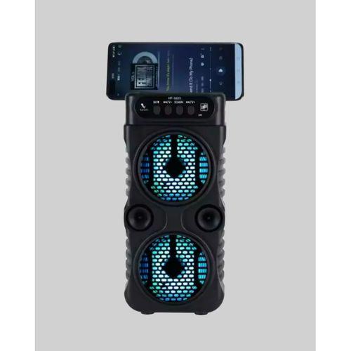 Kablosuz Led Işıklı Bluetooth Hoparlör – Fm Radyolu, Mikrofon Girişli