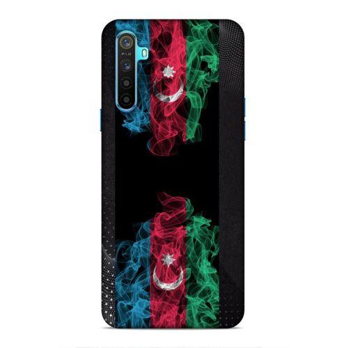 Realme 6i Uyumlu Kılıf Azarbaijan (5) Koruma Kabı Azeri Bayrak İllustre