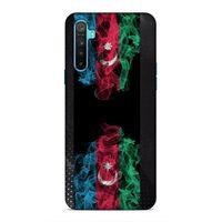 Realme 6i Uyumlu Kılıf Azarbaijan (5) Koruma Kabı Azeri Bayrak İllustre