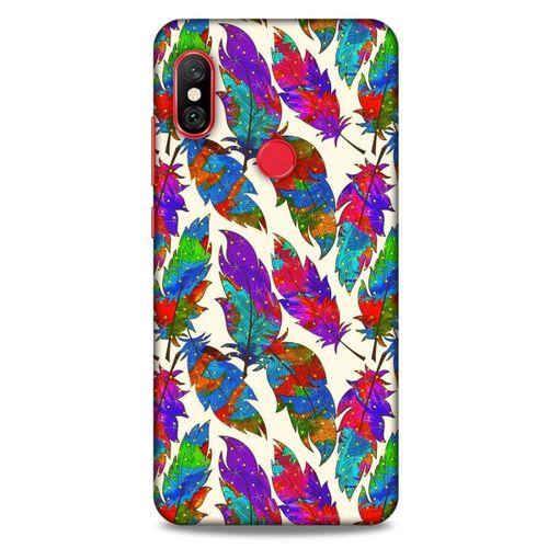 Xiaomi Mi A2 Lite Kılıf Desenli Özel Seri Tüyler (34) Slim Armor Kılıf