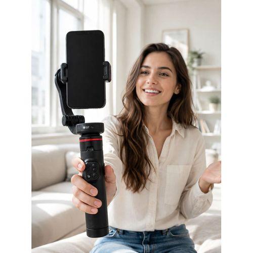 360° Aı Akıllı Takipli Selfie Stick Gimbal Stabilizatör Bluetooth Kumandalı Uzayabilir Telefon Tripodu