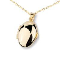 14 Ayar Altın Kapaklı Madalyon Kolye HSM10038