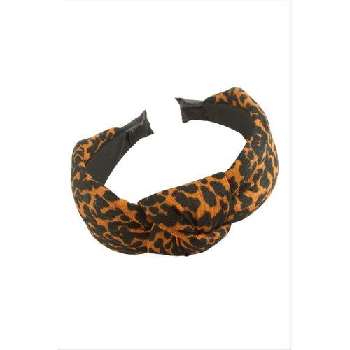 Leopar Desenli Fiyong Taç