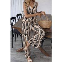 Kadın Desenli Dokuma Viskon Takım