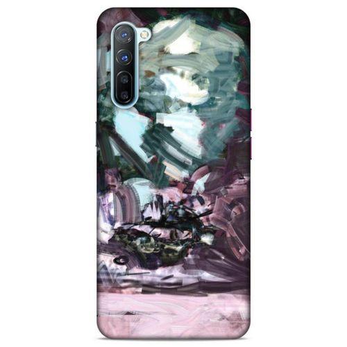 Lopard Oppo Reno 3 Uyumlu Kılıf Soyut Sanat (39) Baskılı Liquid Crystal Kılıf
