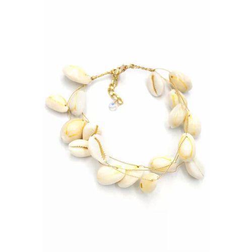 Deniz Kabuğu Halhal - Beyaz