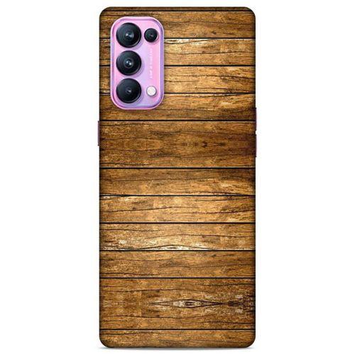 Lopard Oppo Reno 5 Pro 5G Uyumlu Kılıf Wood'X (16) Kalın Kılıf Desenli