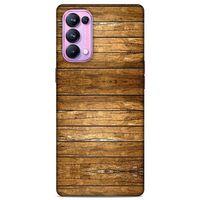 Lopard Oppo Reno 5 Pro 5G Uyumlu Kılıf Wood'X (16) Kalın Kılıf Desenli