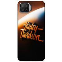 Oppo A73 Uyumlu Kılıf Motorsiklet (47) Crystal Flex Kılıf Harley