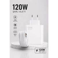 Turbo Hızlı Şarj Destekli 120w Usb-c Şarj Seti