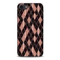 Mermer Desenli (25) Tema Antişok Kapak Rose Gold Apple Iphone 7 Kılıf