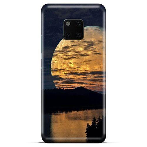 Lopard General Mobile GM 20 Uyumlu Kılıf Gece'S (49) Ultra Silikon Kılıf Ay Yansıması