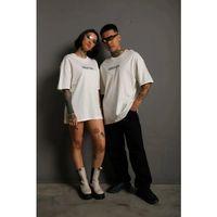 Erkek Oversize Baskılı Tişört – Golf GTI Retro Araba Desenli, Ön - Arka Dijital Baskı, Sokak Modası Stil - Beyaz