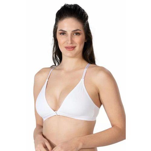 Beyaz Emay 1416 Modal Cotton Önden Açmalı Sporcu Sütyen