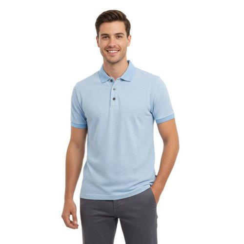 Erkek Polo Yaka Jakarlı T-sıhırt 2063 BGL-ST00533