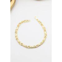 Taşlı Xuping Bileklik - Altın