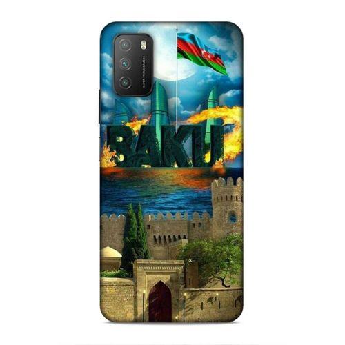 Xiaomi Poco M3 Uyumlu Kılıf Azarbaijan (50) Shockproof Kılıf Bakü Simgeler
