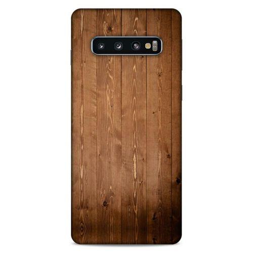 Lopard Samsung Galaxy S10 Uyumlu Kılıf Wood'X (7) Telefon Kılıfı Baskılı