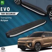 S-Dizayn Ssangyong Actyon Evo Krom Yan Basamak 183 Cm 2024 Üzeri A+ Kalite