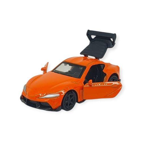 Çek Bırak Metal Küçük Arabalar 8 cm - 6411A-14 - Turuncu