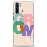 Oppo A91 / Reno 3 Kılıf HD Baskılı Kılıf - Grow + Tam Ekran Koruyucu