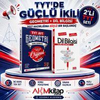 Orijinal Yayınları TYT AYT Orijinal Geometri ve AKM Dil Bilgisi Soru Bankası Seti 2 Kitap