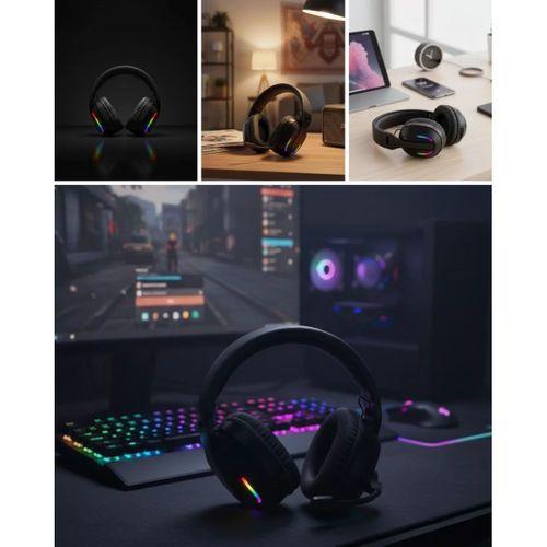 Headset Kablosuz Bluetooth 40mm Sürücülü Mikrofonlu  Kulaklığı