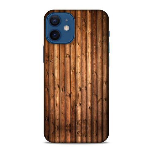 Lopard Apple iPhone 12 Mini Uyumlu Kılıf Wood'X (9) Kılıf Baskılı
