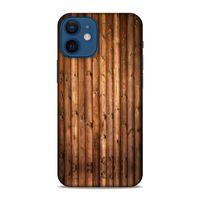 Lopard Apple iPhone 12 Mini Uyumlu Kılıf Wood'X (9) Kılıf Baskılı