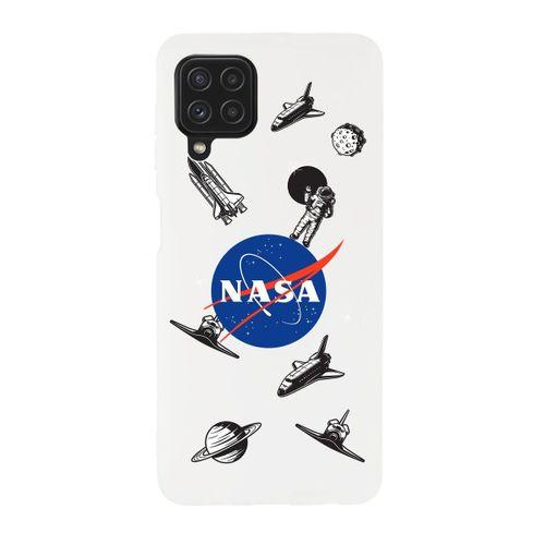 Samsung Galaxy A22 Uyumlu Nasa Desenli Premium Silikonlu Lansman Telefon Kılıfı