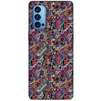 Retro (2) Desen Kabı Renkli Oppo Reno 4 Pro Kılıf