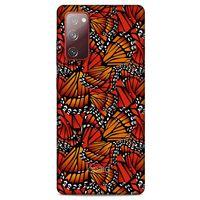 Samsung Galaxy S20 Fe Kılıf Kelebek Etkisi (5) Koruma Kabı Beyaz Lacivert