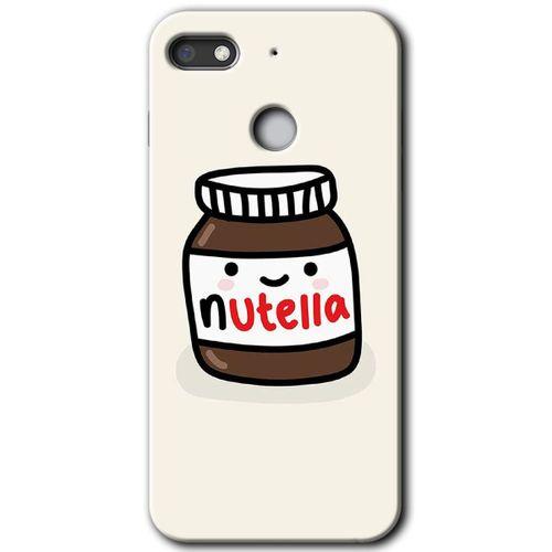 General Mobile GM 8 Go HD Baskılı Kılıf + 9D Tam Ekran Koruyucu - Nutella Aşkım