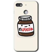 General Mobile GM 8 Go HD Baskılı Kılıf + 9D Tam Ekran Koruyucu - Nutella Aşkım