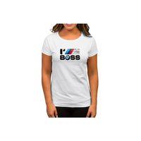 BMW IM BOSS Beyaz Kadın Tişört