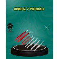 Antistatik 7’li Hassas Cımbız Takımı Manyetik Olmayan Uçlu