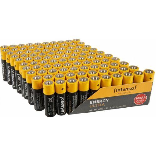 Intenso LR6 Energy Ultra 1.5V 1250 mAh 10’lu x 10 Adet Alkalin AA Kalem Pil Toplam 100 adet