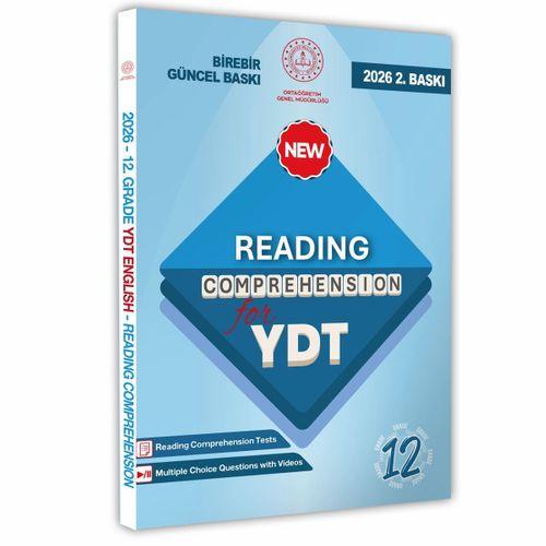 2026 YDT MEBİ İngilizce 12 Sınıf Reading Okuma-Anlama Kitabı Soru Bankası Video Çözümlü BASKI ÜCRETİ