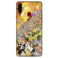 Samsung Galaxy A20s Uyumlu Kılıf Rick And Morty (37) Silicone Cover Slick Morty